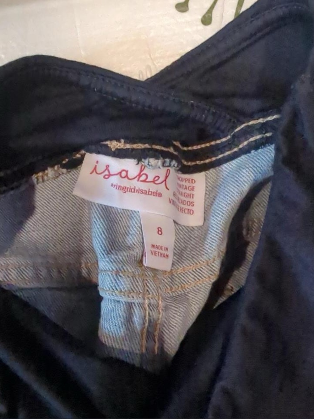 Isabel Maternity by Ingrid & Isabel Light Blue Distressed Boyfriend Jeans - Picture 3 of 5